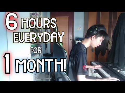 I Played the Piano everyday for 1 Month (Progress)