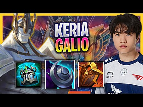 LEARN HOW TO PLAY GALIO SUPPORT LIKE A PRO! | T1 Keria Plays Galio Support vs Rakan!  Season 2023