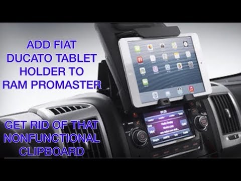 RAM Promaster flip up tablet clipboard install