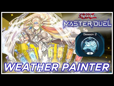 10-0 WINSTREAK TO PLAT 1 - 4th Max Rank with Weather Painter [Yu-Gi-Oh! Master Duel]