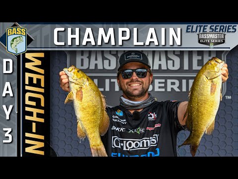 Weigh-in: Day 3 of Bassmaster Elite at Lake Champlain