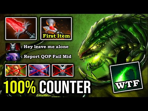 7.26C EBOLA VIPER MID IS BACK 100% Counter QOP First Item Atos + Crazy Poison Attack Immortal DotA 2