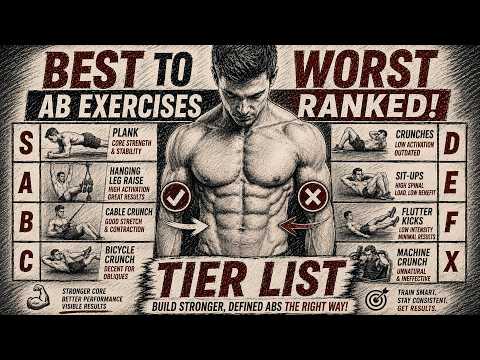 The Ultimate Ab Workout Tier List | Best & Worst Exercises Ranked