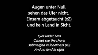 Eisbrecher - Augen Unter Null (German and English Lyrics)