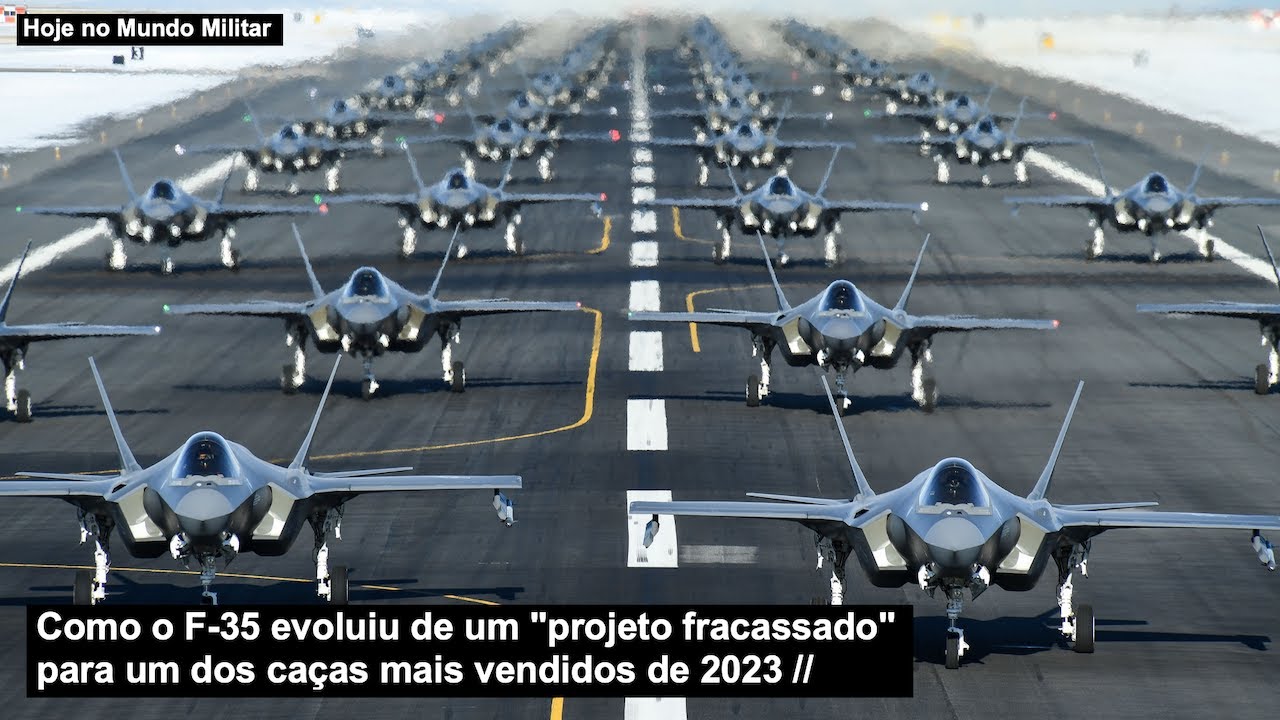 Como o F-35 evoluiu de um "projeto fracassado" para um dos caças mais vendidos de 2023