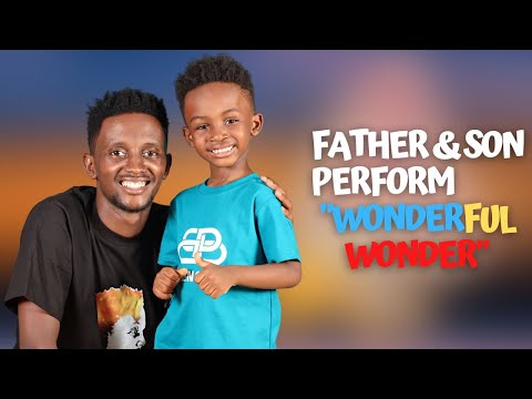 Father and Son Sing "Wonderful Wonder" By Nathaniel Bassey