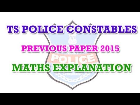 TS Police Constable Prelims Previous Paper 2015 Explanation by Manavidya Video