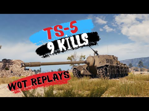 TS-5's 9-Kill Victory Dance in World of Tanks!🏆 / New Wot Replays