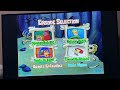 SpongeBob SquarePants SpongeBob Goes Prehistoric 2004 DVD Menu Walkthrough