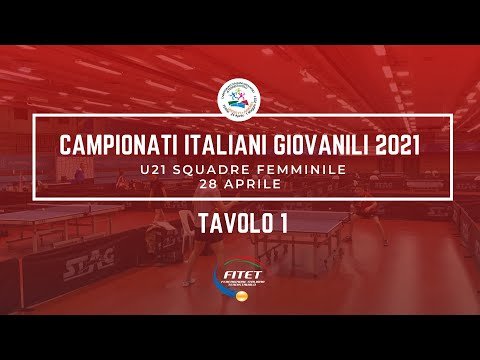 ITALIANI GIOVANILI 2021 - U21 SQUADRE FEMMINILE - CAMPO 1