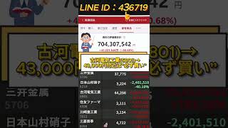 #株式投資 #株 #株式 #日本株 #日本株投資 #投資 #投資初心者 #株初心者 #株の初心者 #投資理財 #株主優待 #資産運用 #資産形成 #年金 #急騰株 #投資の勉強