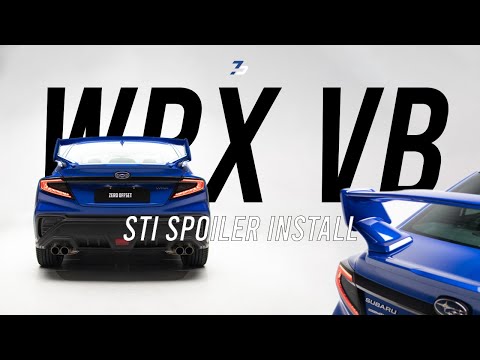 How to install the STI Spoiler for the WRX VB | Instructional guide | Zero Offset