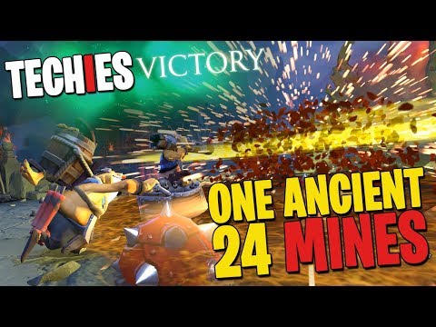 One Shotting the Ancient with Techies! - DotA 2 Patch 7.07