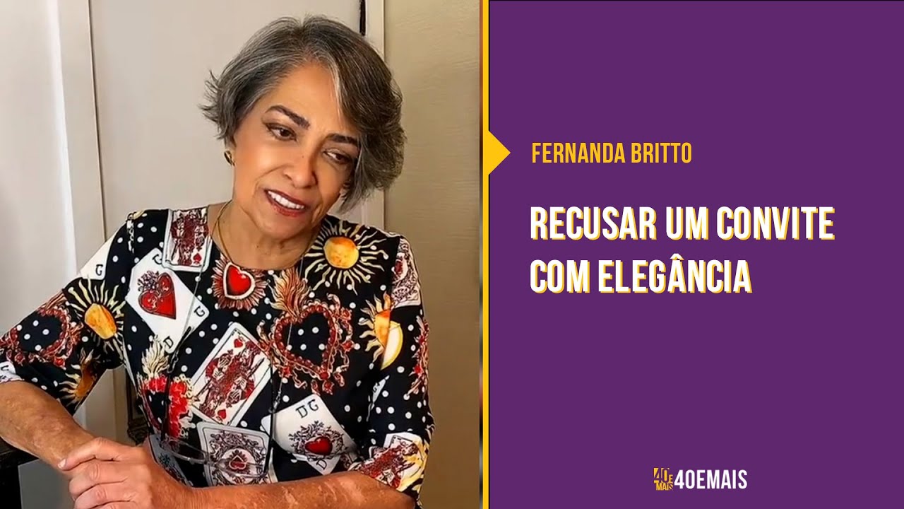 Recusar um convite com elegância