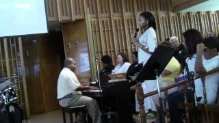 A.J. &quot;He&#39;s Not on His Knees Yet&quot; by CeCe Winans