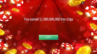 1,000,000,000.00 Billion Extra Zynga Poker Chips