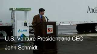 preview picture of video 'U.S. Venture's CNG Station Grand Opening in Menomonie, WI - March 1, 2012'