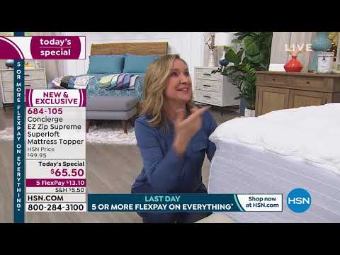 HSN | Concierge Collection Bedding 01.20.2020 - 03 PM