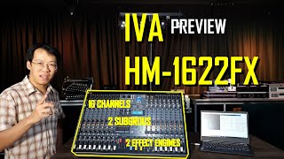 Pengenalan kepada mixer scala besar IVA HM-1622FX - Fleksibel \u0026 Audio Terbaik (HM1622FX)