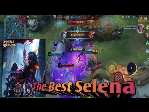 Legendary Roamer Selena Perfect Gameplay Selena - Mobile Legends