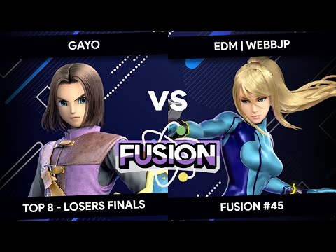 Fusion #45 - Gayo (Hero) vs WebbJP (Zero Suit Samus) - Top 8 - Losers Finals