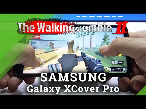 Gaming Efficiency Test on Samsung Galaxy XCover Pro - The Walking Zombie Shooter 2 | Gameplay