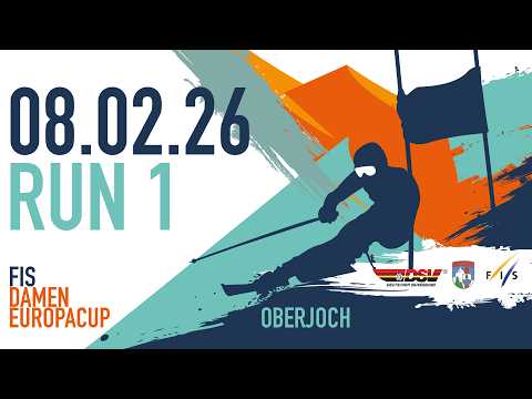 LIVE: FIS European Cup Women 08.02.2026 - Giant Slalom Run 1 - Oberjoch (GER)