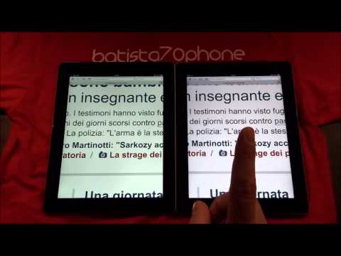 Foto Confronto iPad 2 vs Nuovo iPad