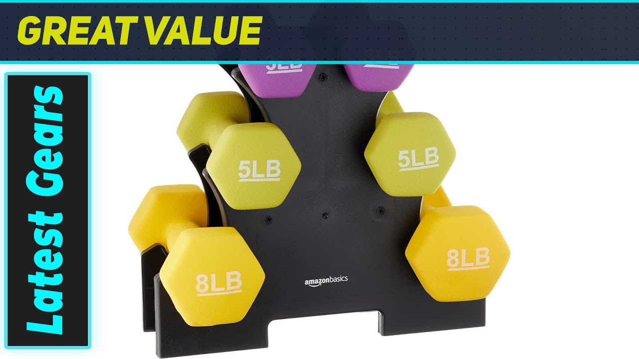 Best Dumbbells for Beginners? Amazon Basics Neoprene Dumbbell Set