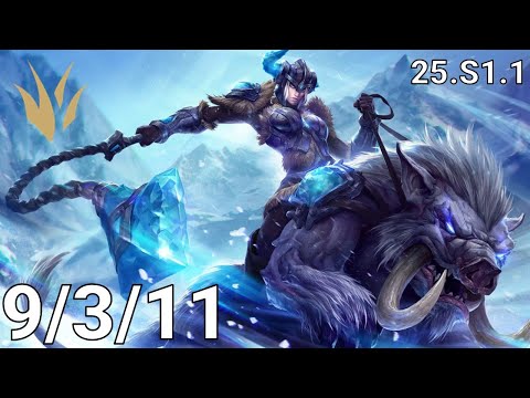 Sejuani Jungle vs Shaco - EUW Master | Patch 25.S1.1