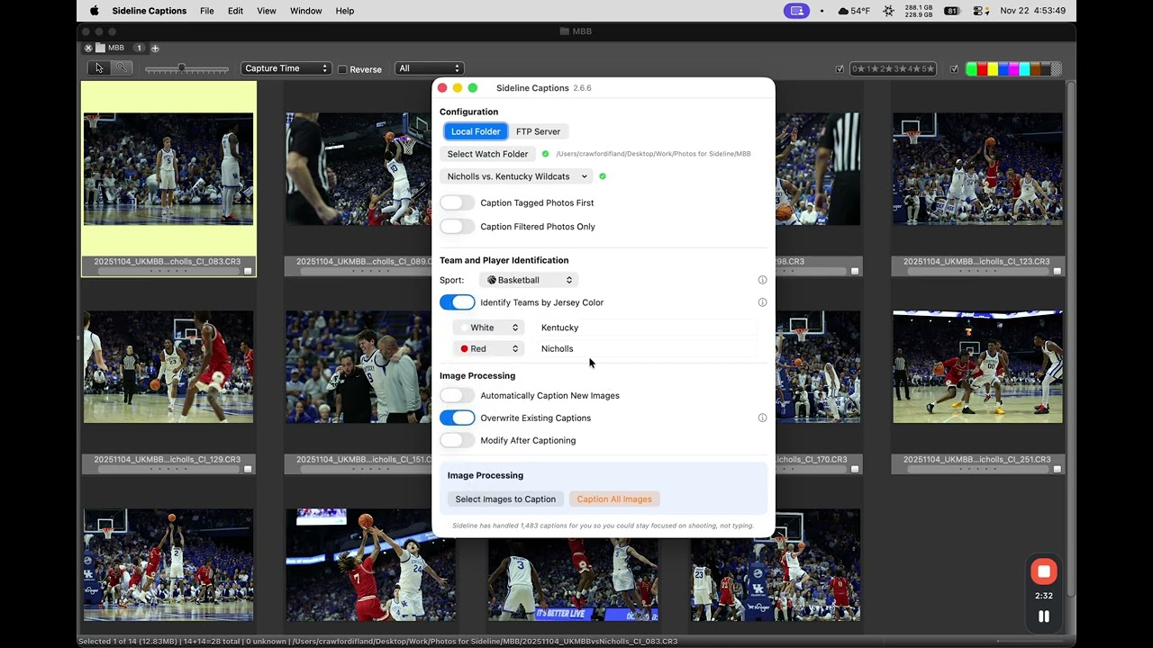 Getting Started with Sideline