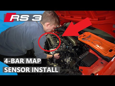 Audi RS3 4 Bar MAP Sensor Install