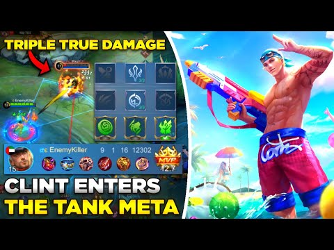 Clint Enters The Tank Meta! - MLBB