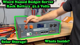 769$ 48V 100Ah LiFePO4 Server Rack Battery Review! Supports Inverter Communication!  PUPVWMHB Energy