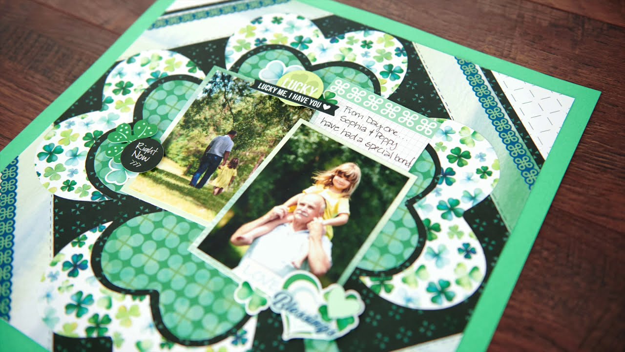 Shamrock Recipe Template by Creative Memories