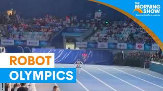 Robots break Usain Bolt's record at World Humanoid Games | The Morning Show