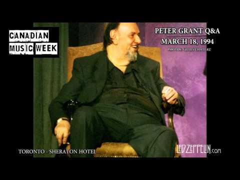 Peter Grant Toronto 1994 interview - led zeppelin