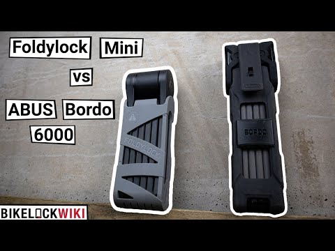 Foldylock Mini vs ABUS Bordo 6000 - Folding Bike Lock Destruction Testing