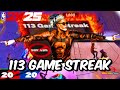 I PULLED UP ON A 113 GAME STREAK ON NBA2K25 ️