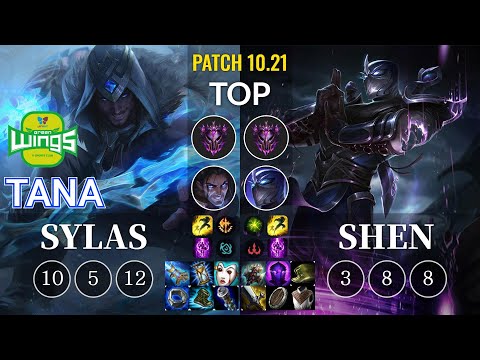 JAG TaNa Sylas vs Shen Top - KR Patch 10.21