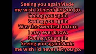 Dan Fogelberg - Seeing You Again (karaoke) (by request)