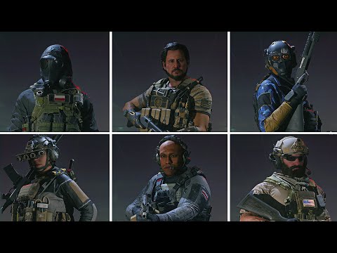 All Operator Outfits/Skins/Uniforms- Call of Duty Modern Warfare 3