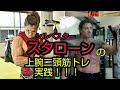 【実践】シルベスター・スタローンの上腕二頭筋トレ