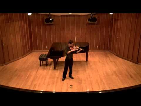 Alexander Oboyle-Ince, Violin; Recital starts 4/18/2016 at 7:30pm AZ time