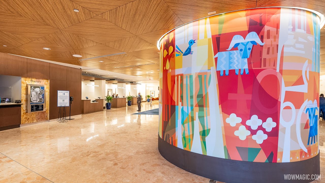 New lobby at Disney's Contemporary Resort
