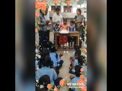 Srinidhi birthday at school