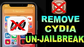 REMOVE CYDIA & How to UN-JAILBREAK iPhone