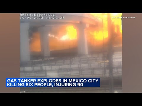 Massive gas tanker explosion in Mexico City leaves multiple dead, injures at least 90 people