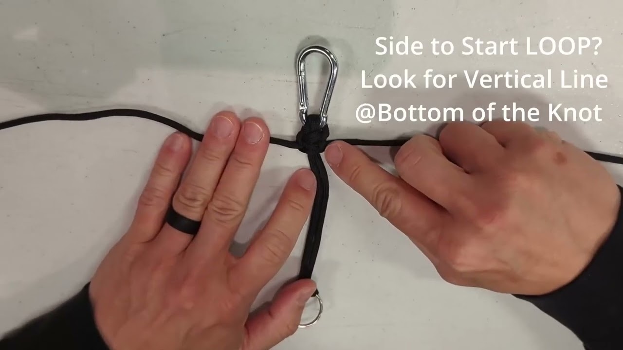 Simple Paracord Keychain Knot Tutorial