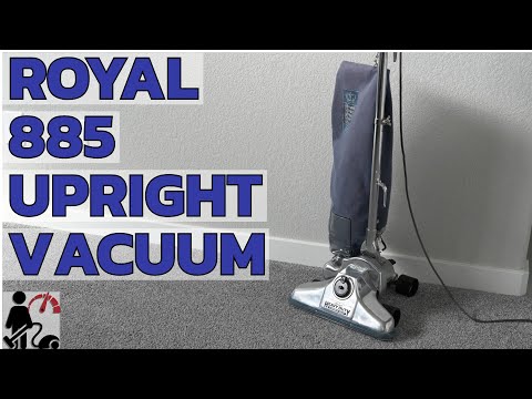 ROYAL 855 METAL UPRIGHT VINTAGE VACUUM CLEANER REVIEW